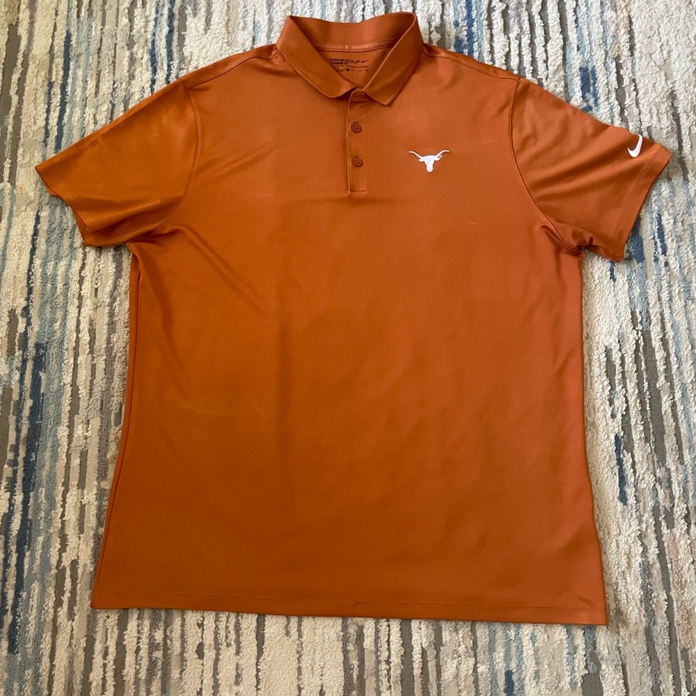Nike Orange Polo Shirt